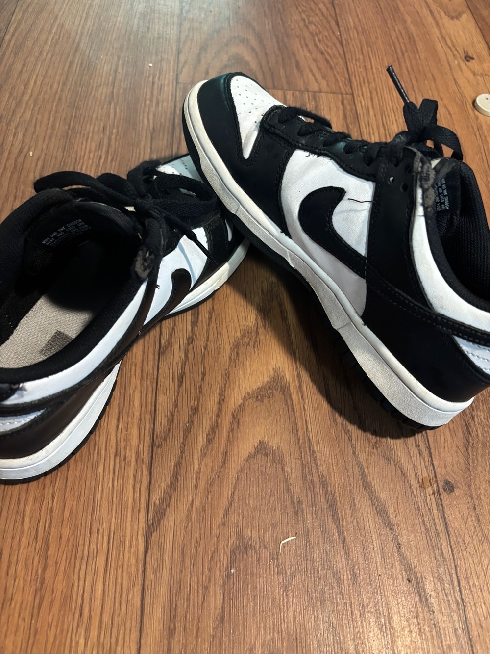 Nike Black Slip-On Athletic Shoe Interior